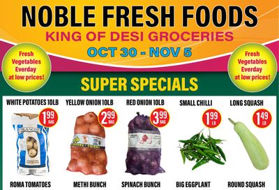 Noble Fresh Foods Flyer October 30 to November 5