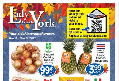 Lady York Foods Flyer November 3 to 9