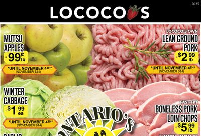 Lococo's Flyer November 3 to 6