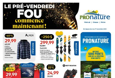 Pronature Flyer November 4 to 17
