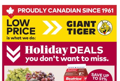 Giant Tiger (West) Flyer November 5 to 11