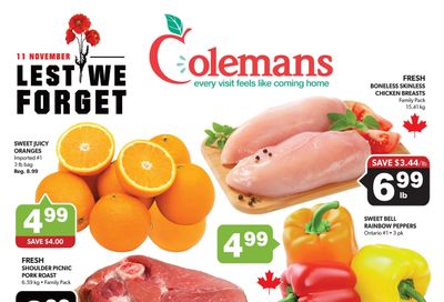 Coleman's Flyer November 6 to 12