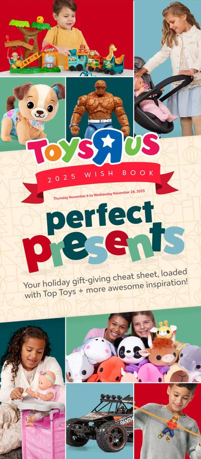 Toys R Us 2025 Wish Book November 6 to 26