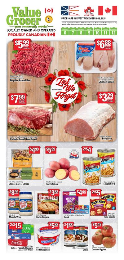 Value Grocer Flyer November 6 to 12