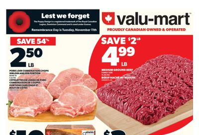 Valu-mart Flyer November 6 to 12