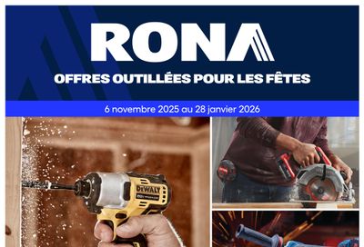 Rona & Rona+ (QC) Tools Flyer November 6 to January 28