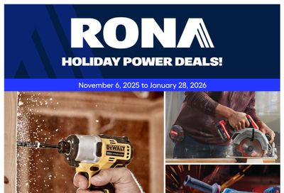 Rona & Rona+ (Atlantic) Tools Flyer November 6 to January 28