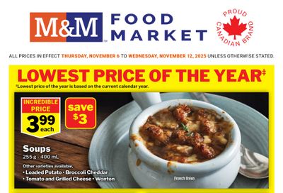 M&M Food Market (Atlantic, ON & West) Flyer November 6 to 12