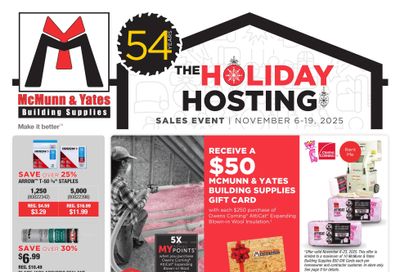McMunn & Yates Building Supplies Flyer November 6 to 19