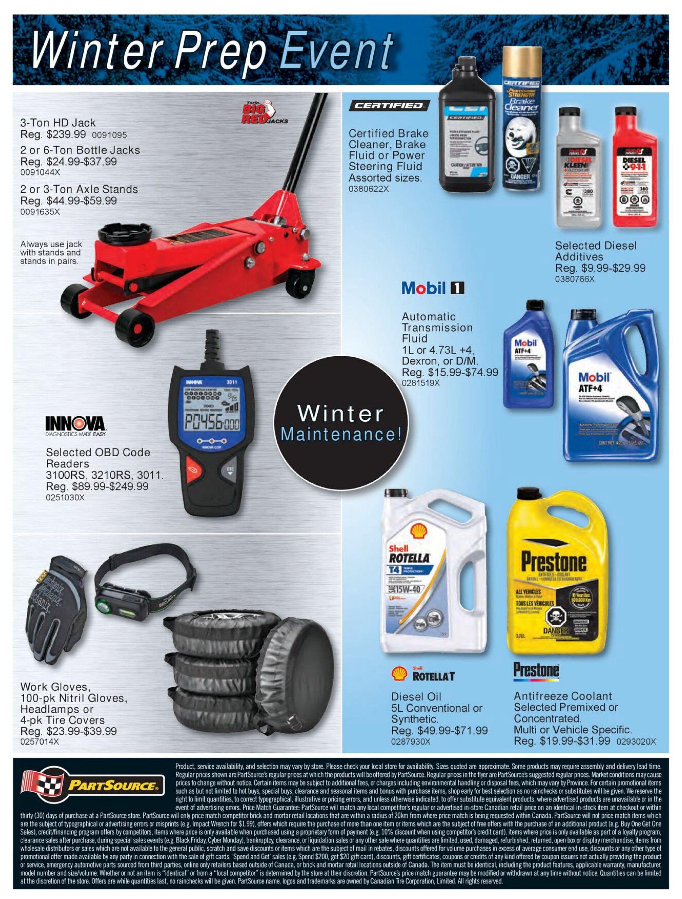 PartSource Flyer November 6 to 19