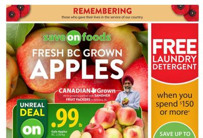 Save On Foods (BC) Flyer November 6 to 12