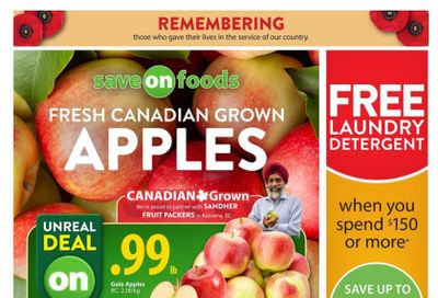 Save On Foods (AB) Flyer November 6 to 12