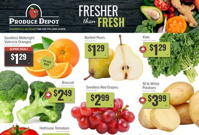 Produce Depot Flyer November 5 to 11