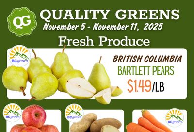Quality Greens Flyer November 5 to 11