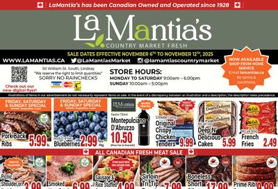 LaMantia's Flyer November 6 to 12
