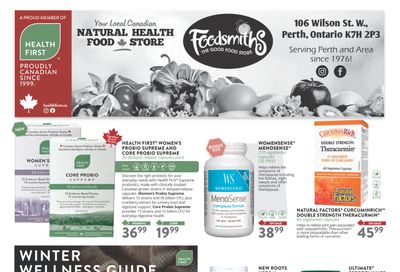 Foodsmiths Health First Flyer November 7 to 22