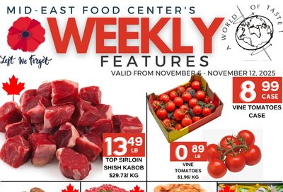 Mid-East Food Centre Flyer November 6 to 12