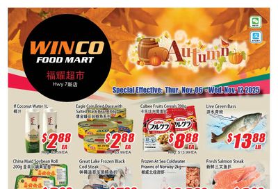 WinCo Food Mart (HWY 7) Flyer November 6 to 12