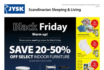 JYSK Flyer November 6 to 19