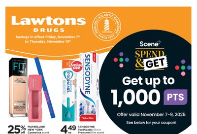 Lawtons Drugs Flyer November 7 to 13