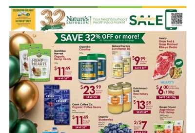 Nature's Emporium Bi-Weekly Flyer November 6 to 19