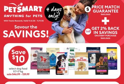 PetSmart Flyer November 6 to 9