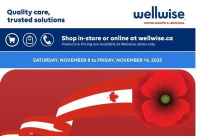 Wellwise By Shoppers Flyer November 8 to 14