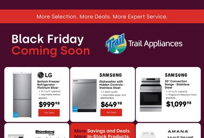 Trail Appliances (BC) Flyer November 6 to 12