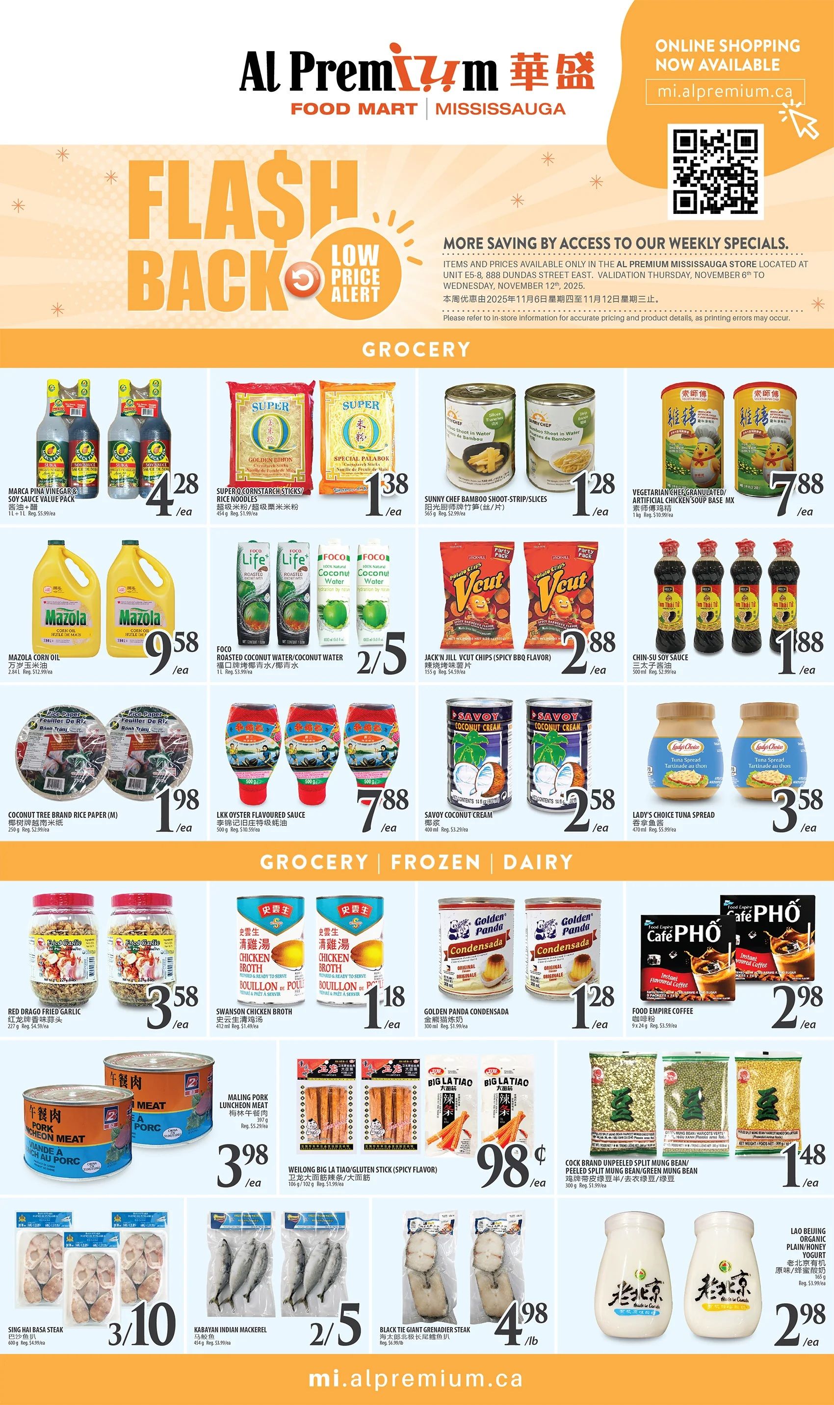 Al Premium Food Mart (Mississauga) Flyer November 6 to 12
