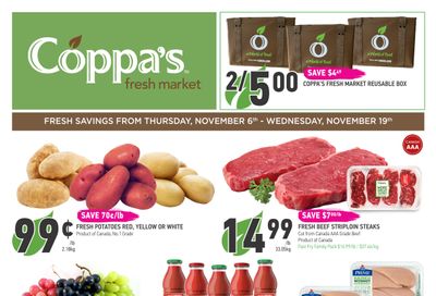Coppa's Fresh Market Flyer November 6 to 19