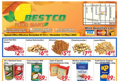 BestCo Food Mart (Etobicoke) Flyer November 7 to 13