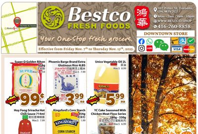 BestCo Food Mart (Downtown Toronto) Flyer November 7 to 13