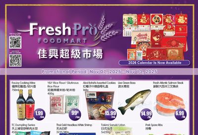 FreshPro Foodmart (Richmond Hill) Flyer November 7 to 13