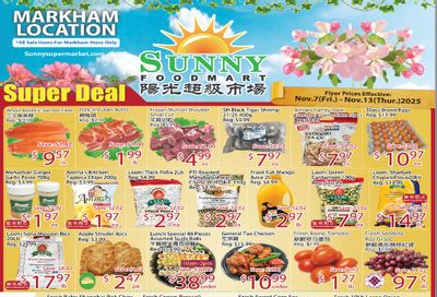 Sunny Foodmart (Markham) Flyer November 7 to 13
