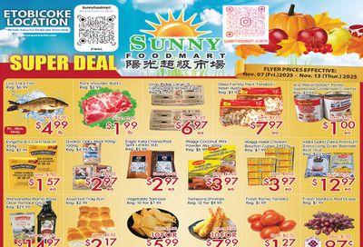 Sunny Foodmart (Etobicoke) Flyer November 7 to 13