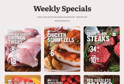 Meridian Farm Market Flyer November 6 to 12