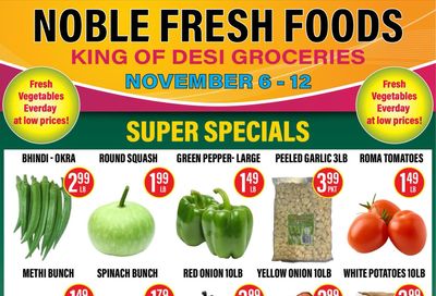 Noble Fresh Foods Flyer November 6 to 12