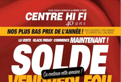 Centre Hi-Fi Flyer November 7 to 13