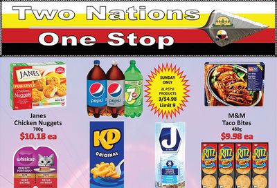 Two Nations One Stop Flyer November 7 to 13