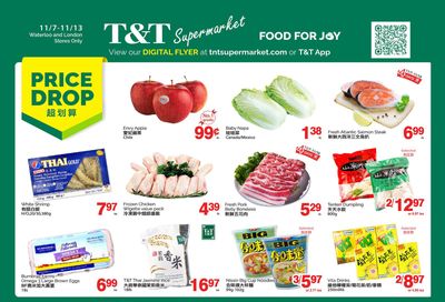 T&T Supermarket (London & Waterloo) Flyer November 7 to 13