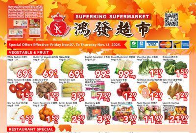 Superking Supermarket (North York) Flyer November 7 to 13