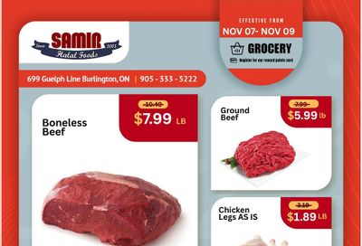 Samir Supermarket Flyer November 7 to 9