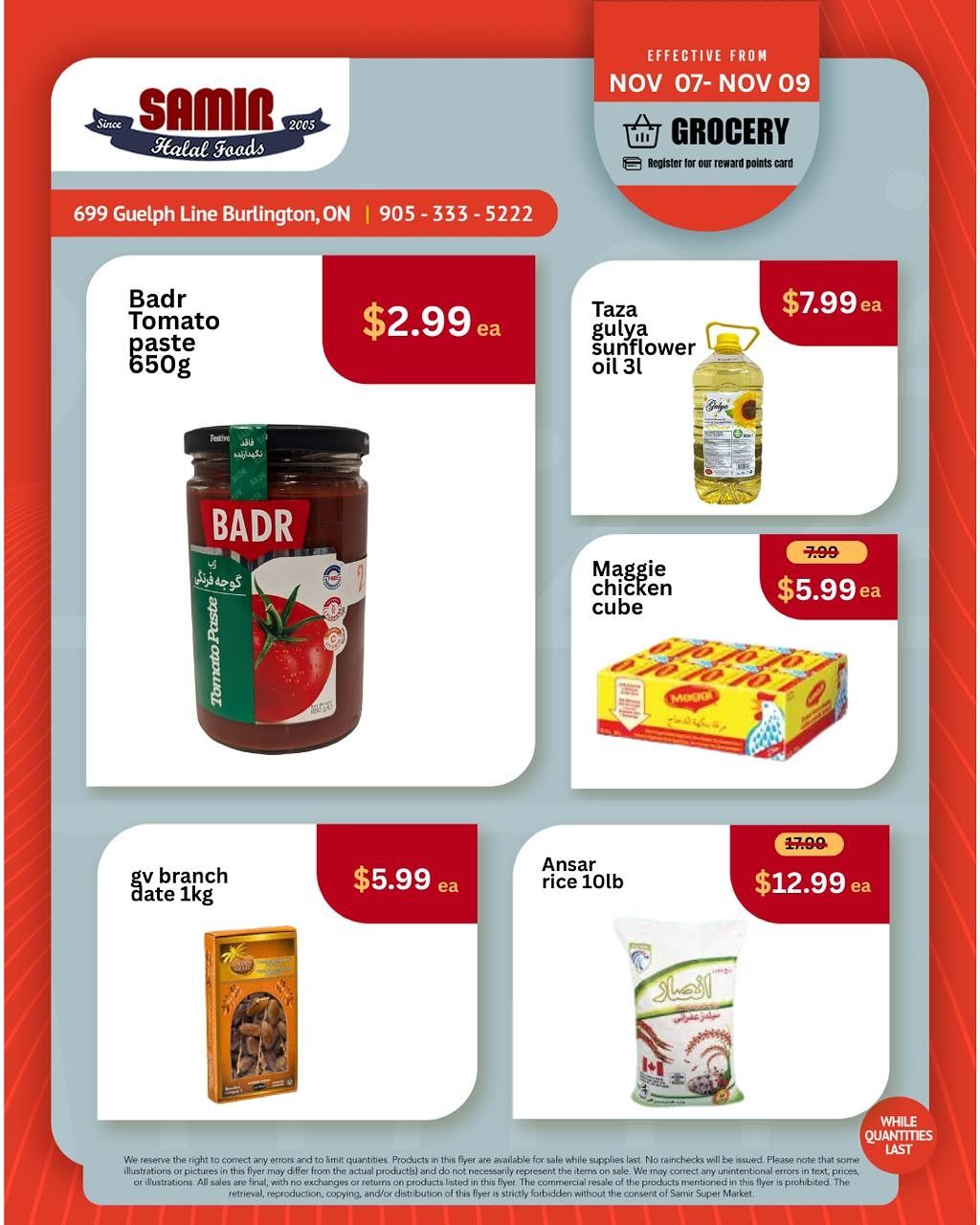 Samir Supermarket Flyer November 7 to 9