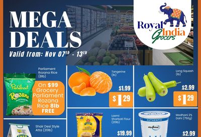 Royal India Grocers Flyer November 7 to 13
