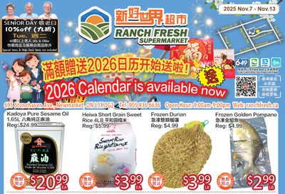 Ranch Fresh Supermarket Flyer November 7 to 13