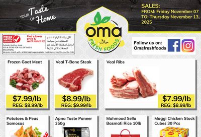 Oma Fresh Foods Flyer November 7 to 13