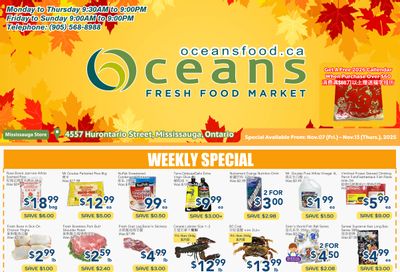 Oceans Fresh Food Market (Mississauga) Flyer November 7 to 13