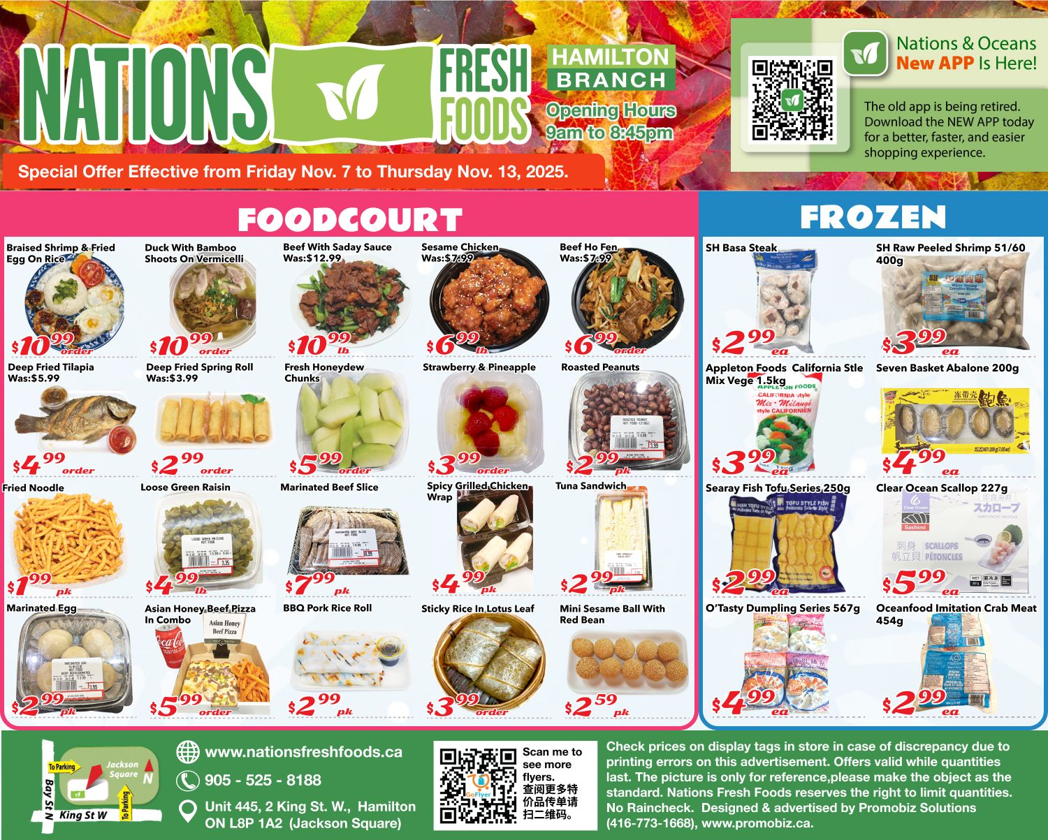 Nations Fresh Foods (Hamilton) Flyer November 7 to 13