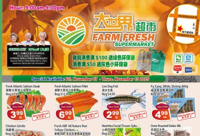 Farm Fresh Supermarket Flyer November 7 to 13