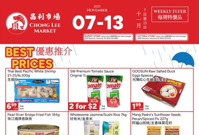 Chong Lee Market Flyer November 7 to 13